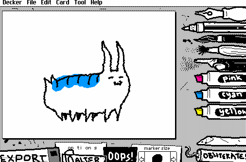 Wigglypaint v1.5 変換ダイアログのデモ